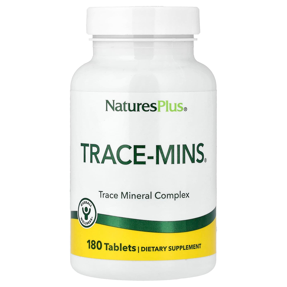 NaturesPlus, Трейс-Минс, 180 таблеток
