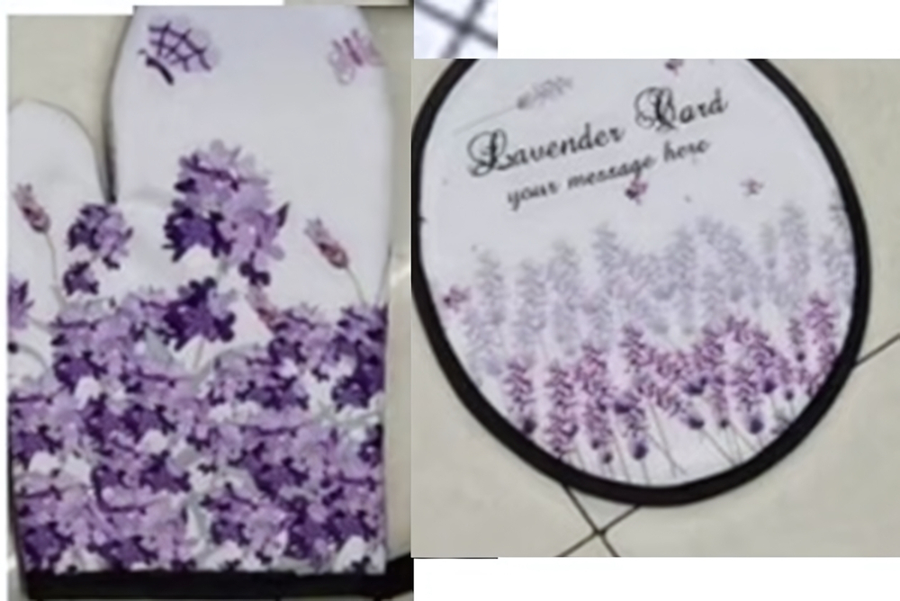 Прихватка в наборе варежкой «Lavender-Кастеллан»