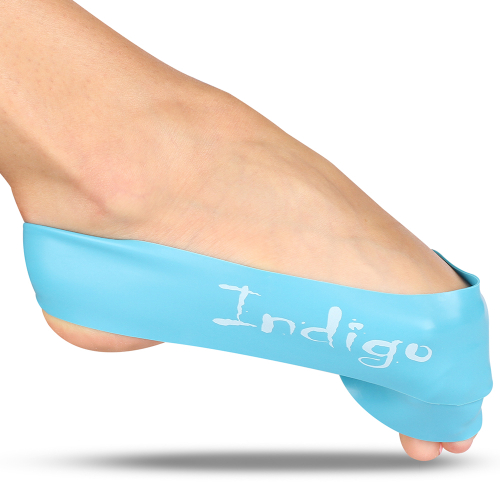 Лента для растяжки стопы INDIGO HEAVY, цвет бирюзовый