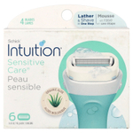Schick, Intuition®, уход за чувствительной кожей, сменные кассеты, 6 шт.