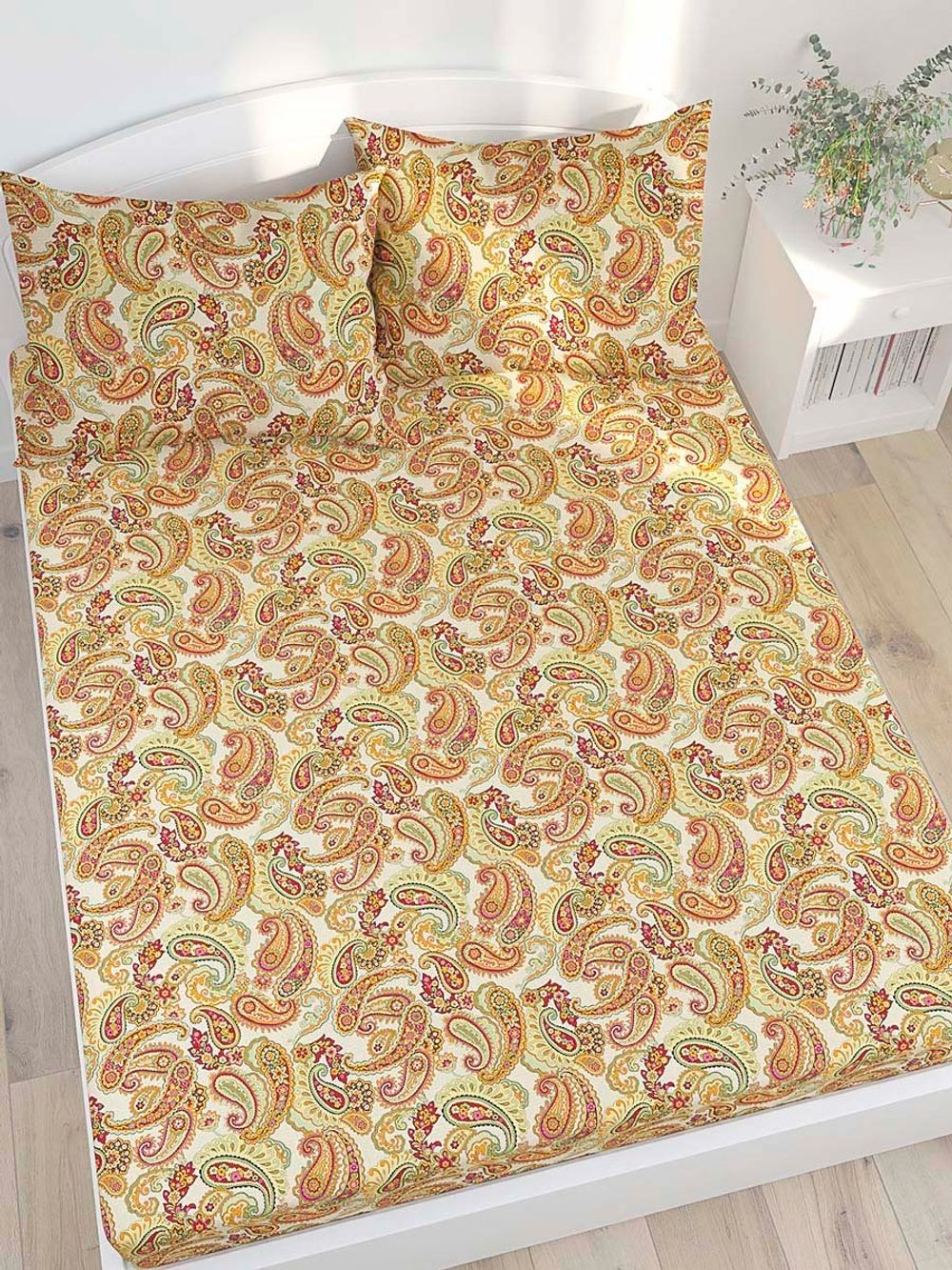 Постельное белье перкаль Сказка "Восточная сказка" 1,5-сп Наволочка 50х70 см 1 шт Простынь 150x215 смПододеяльник 145x215 см