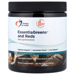 Designs For Health, EssentiaGreens™ и красные фрукты, с шоколадным вкусом, 240 г (8,4 унции)