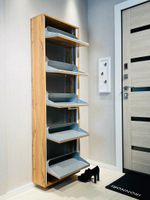 Обувница Айронори ЛАЙТ 5 МП (Дуб Вотан / Дуб Вотан)