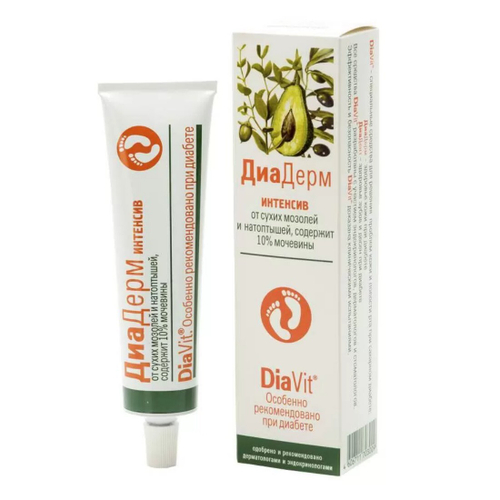ДИА ДЕРМ Крем д/ног 75мл Интенсив от Сухих мозолей и натоптышей п/Диабете /Аванта (03009)