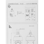 Уличная купольная PTZ IP-видеокамера Dahua 2Мп, 1/2.8” CMOS, моторизованный объектив 4.8~120мм (25x), видеоаналитика, ИК-подсветка до 100м, IP66, грозозащита