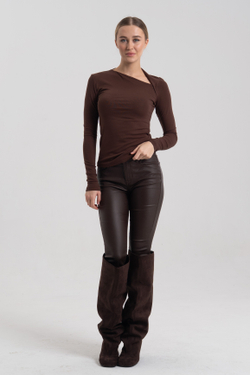 Лонгслив хлопок и вискоза