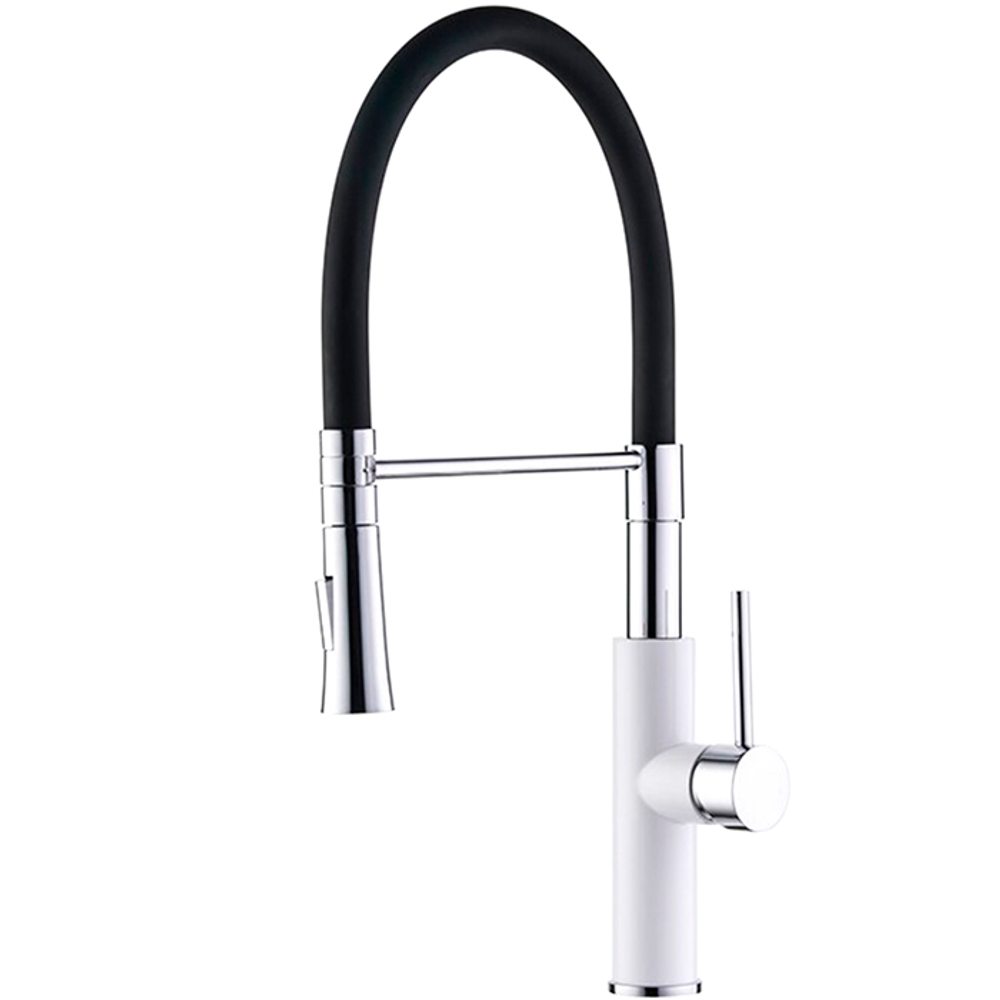 Смеситель LEDEME для кухни, силиконовый излив L4097W-2