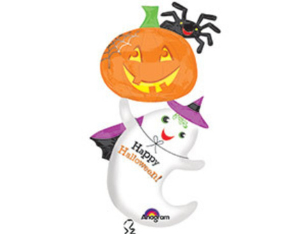 А Фигура Привидение с тыквой 120 см.
