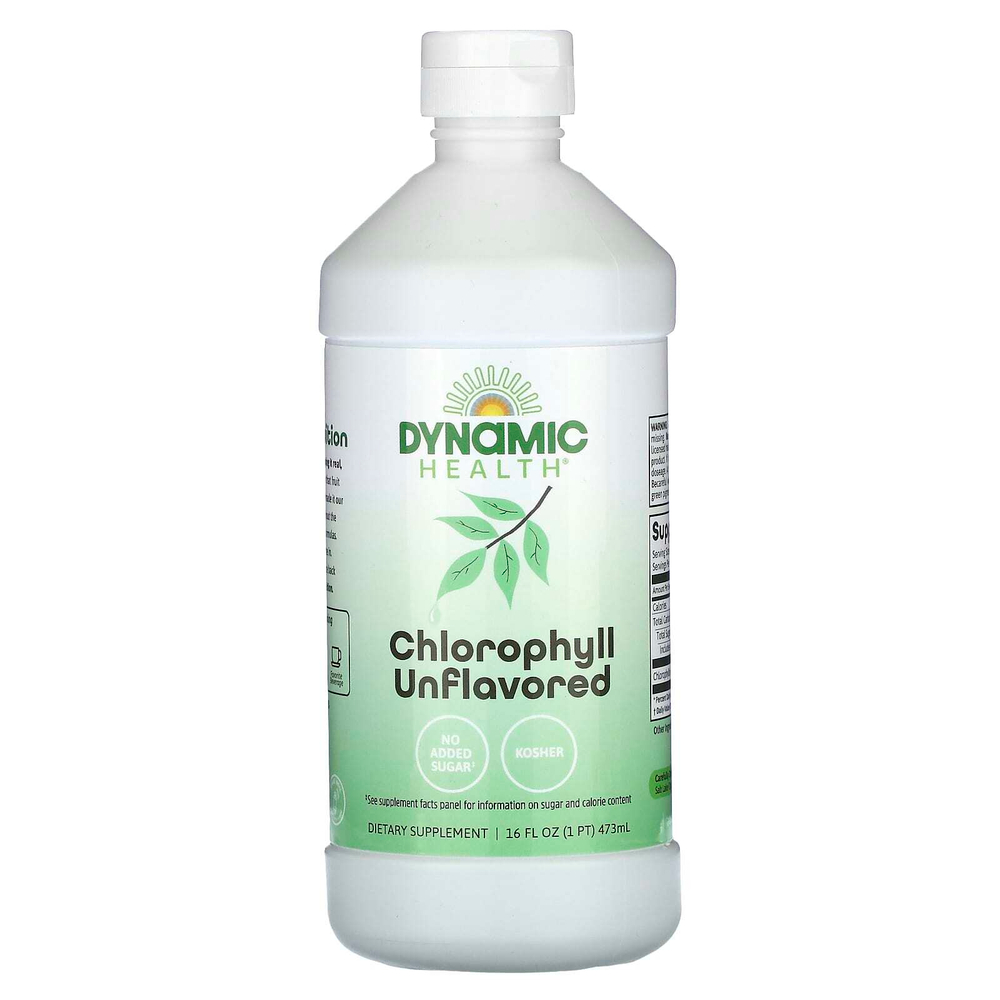 Dynamic Health, хлорофилл, без добавок, 473 мл (16 жидк. унций)