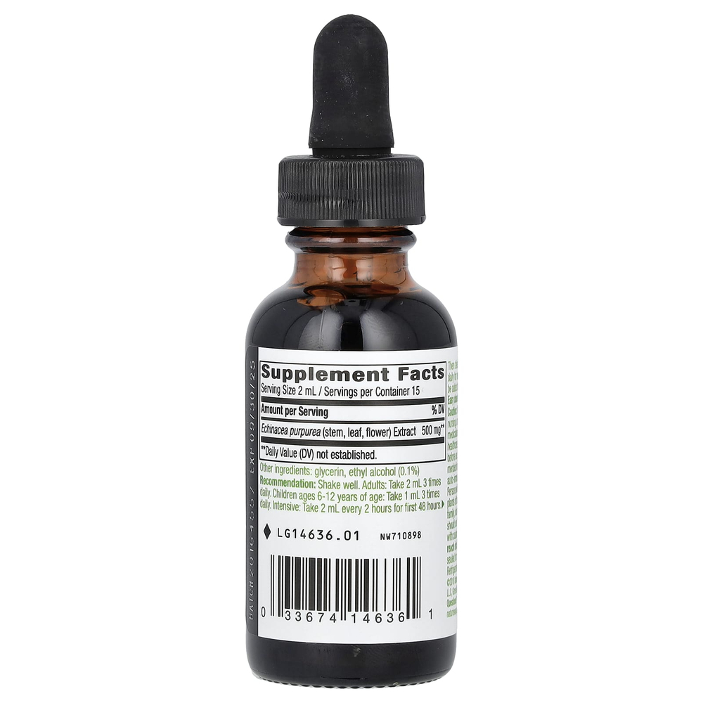 Nature's Way, эхинацея, 500 мг, 30 мл (1 жидк. унция)