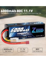 Аккумулятор для радиоуправляемой машинки Li-Po 11.1V 6000mAh