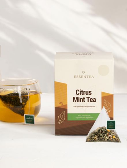 Чай ESSENTEA травяной Citrus Mint Цитрусовая Мята 50 г. (2,5 г х 20 шт)