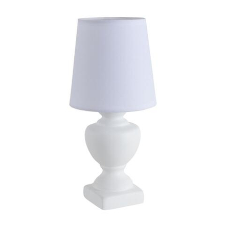 8163/1T CLASSI LN26 483 белый, керамика/текстиль Настольная лампа E14 1*40W 220V BIANKA