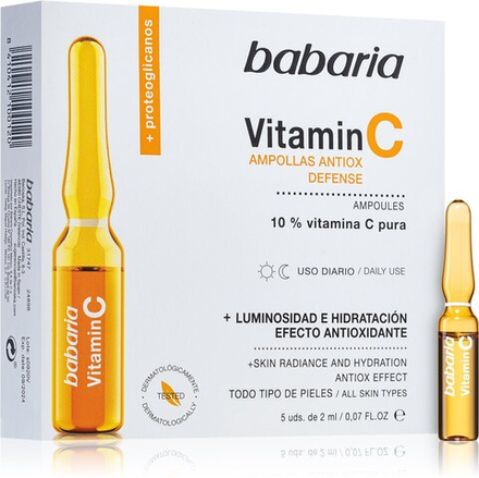 Babaria Vitamin C - ампулы с витамином С /  5 x 2  ml  / GTIN 8410412100120