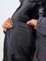 Костюм поплавок "SKIF (Таслан) (-40)", полукомбинезон, Серо-Красный