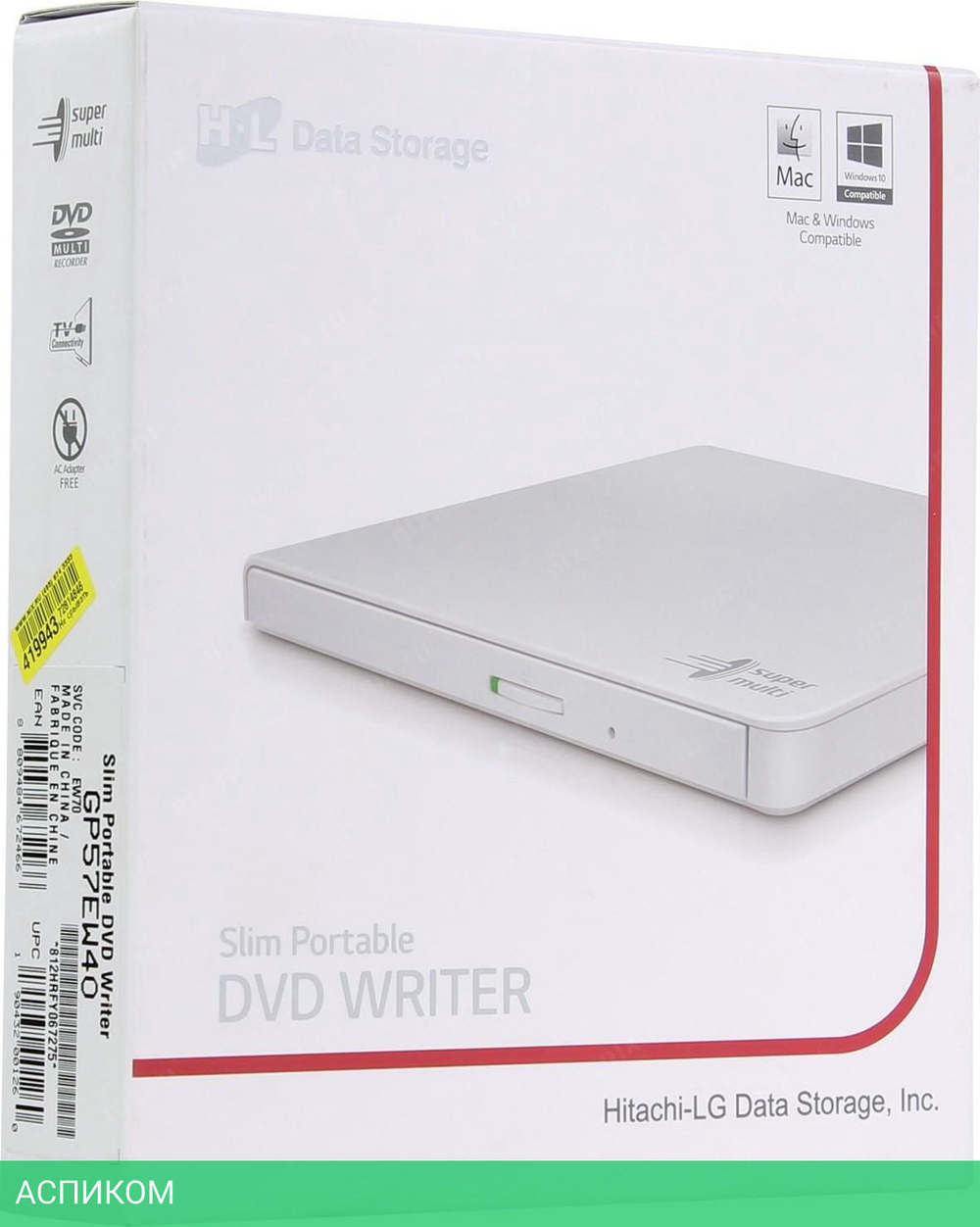 Оптический привод LG GP57EW40 белый