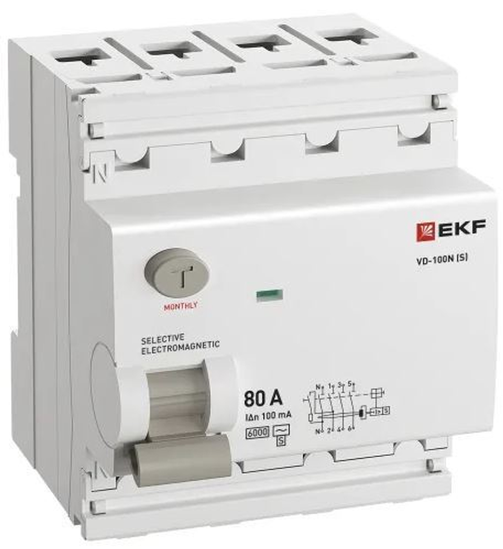 УЗО  EKF E1046MS80100