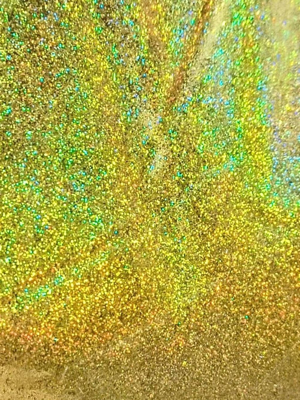 Блёстки Глиттеры 802-02мм - Золотой голографик - универсальные