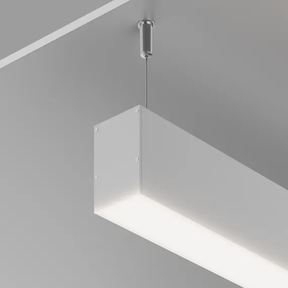 Алюминиевый профиль накладной-подвесной 50х70 (Серебро, 2 м), ALM-5070-S-2M Led Strip 633016