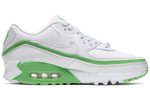 UNDEFEATED x Nike Air Max 90 non-slip lightweight low-top running shoes for men and women with the same white and green