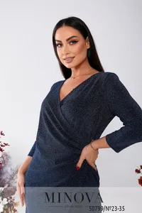 Платье 23-35-синий Minova