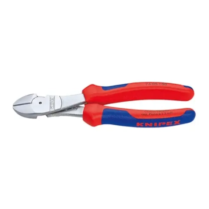 Кусачки боковые особой мощности хромированные 160 мм Knipex 74 05 160