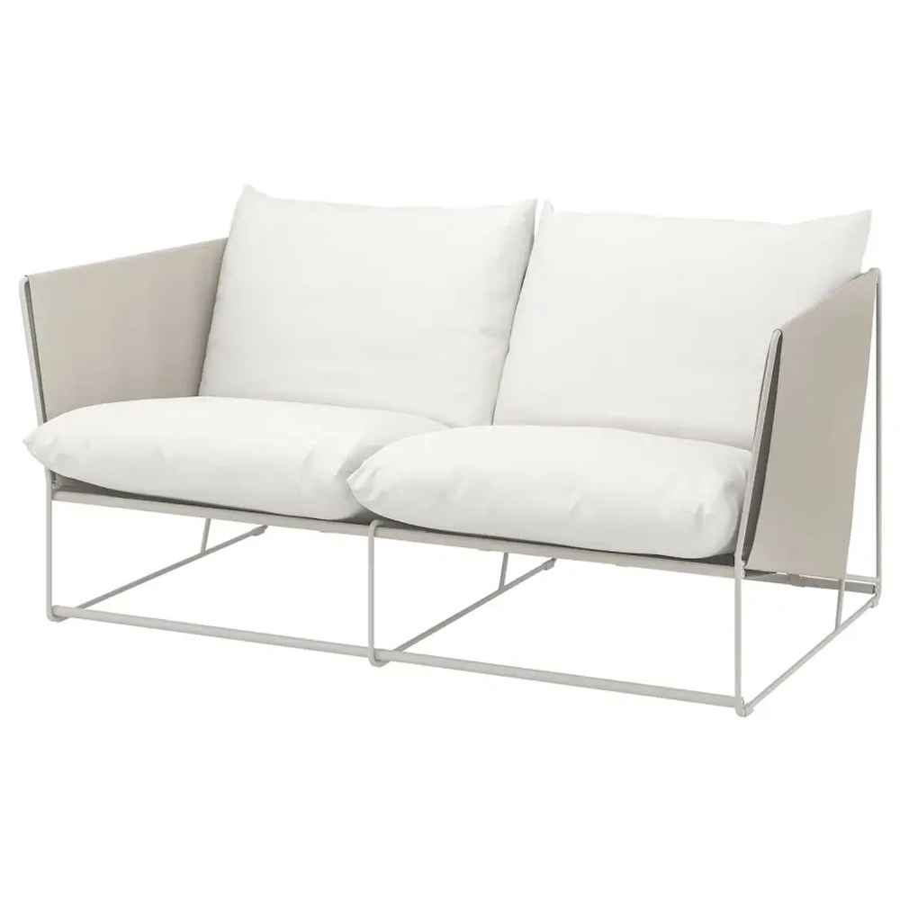 Диван садовый - IKEA HAVSTEN, 179x90x94см, белый, ХАВСТЕН ИКЕА