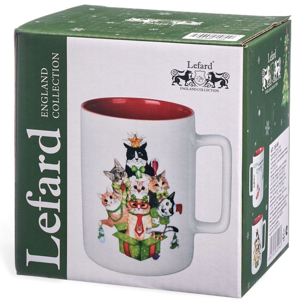 КРУЖКА LEFARD "ЗАМУРЧАТЕЛЬНАЯ ЕЛКА" 400МЛ