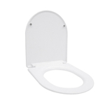 Сиденье для унитаза  WAVE RONDO дюропласт, микролифт, БЕЛЫЙ глянец