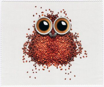 Салфетка микрофибра 15х18 (КОФЕ) в  упаковке.