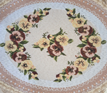 Гобеленовая салфетка Анютки 30х40