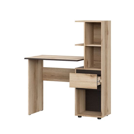 Стол письменный БЕРГЕН с надстойкой