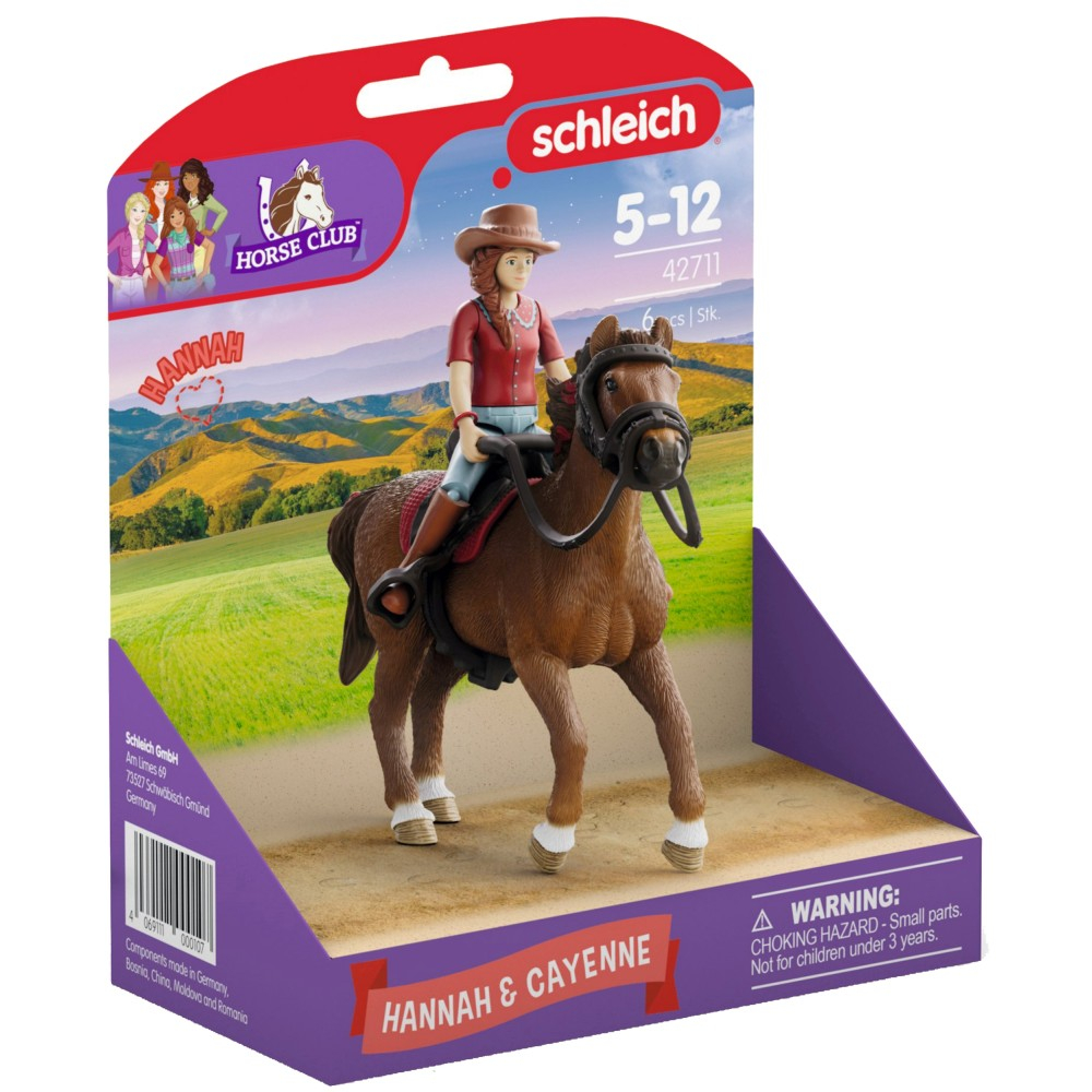 Schleich Horse Club - Ханна и Кайен, квотер хорс 42711