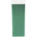 Трубочка для коктейля «Волшебство» 19,5 см d-6 мм (набор 25 шт), Зеленый