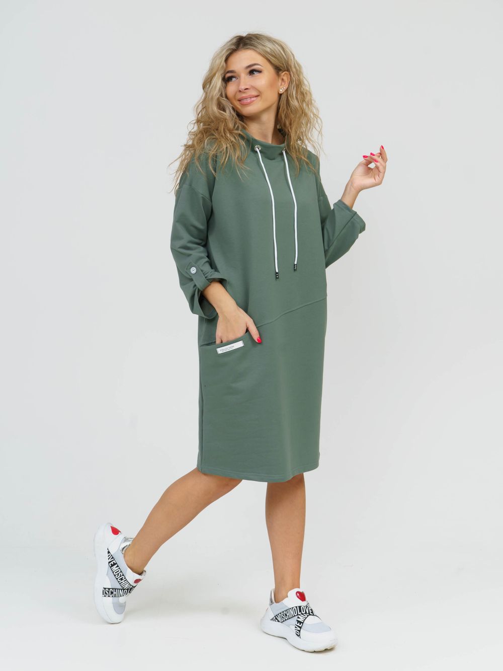 880 Платье "Хаки" SveTekst (Акция)