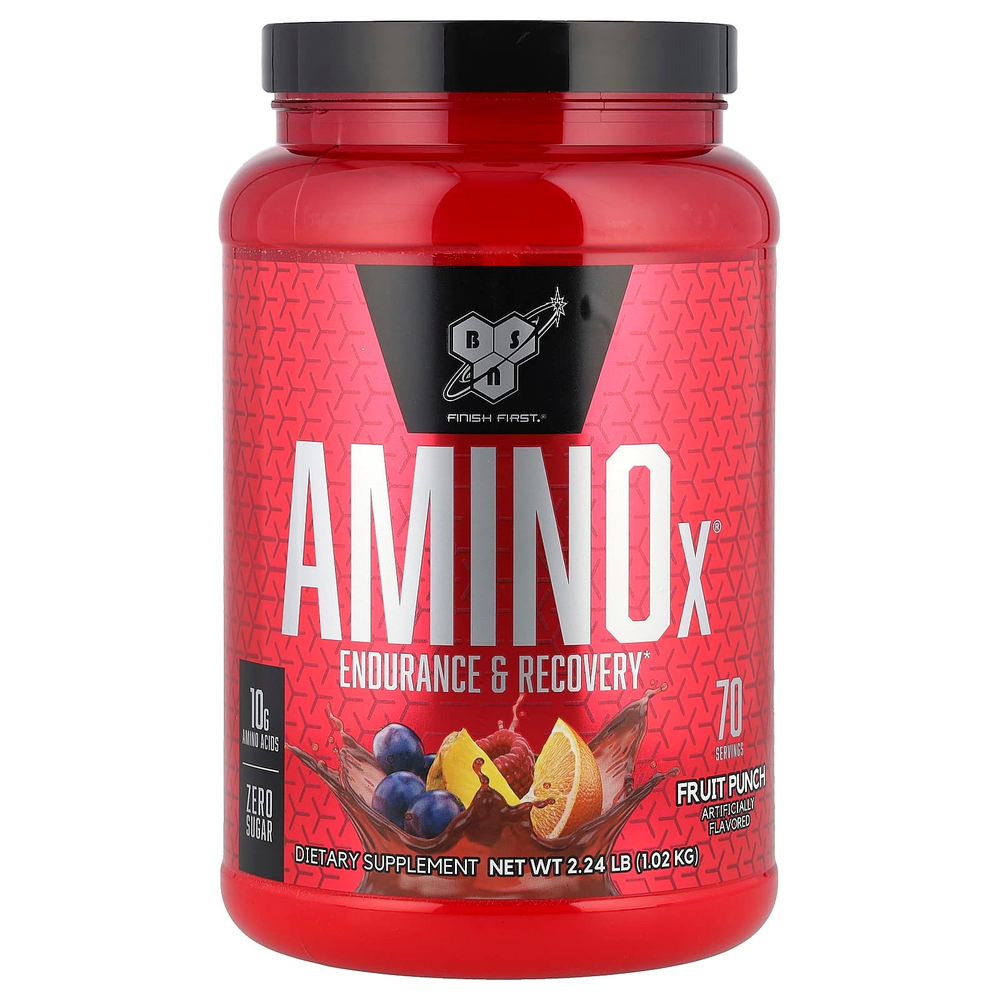 BSN, AminoX®, выносливость и восстановление, фруктовый пунш, 1,02 кг (2,24 фунта)