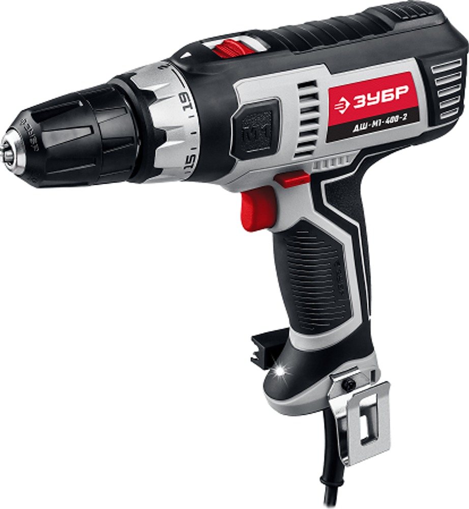 Дрель-шуруповерт сетевая, ЗУБР  ДШ-М1-400-2