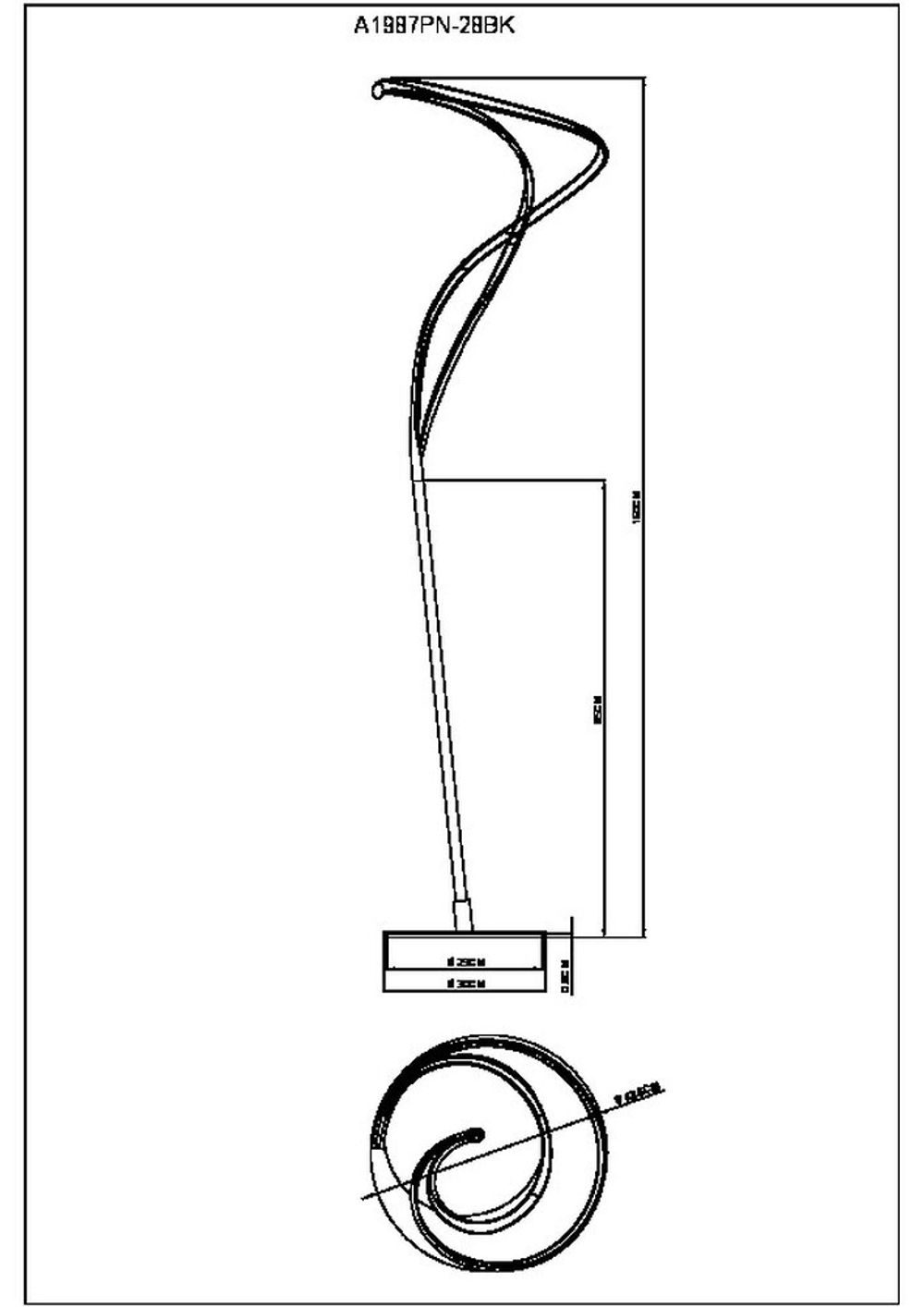 Торшер Arte Lamp HYPERBOLA