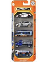 Набор из 5 машинок Хот Вилс Matchbox MBX Airport