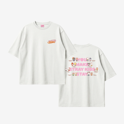 Мерч T-SHIRT - SKZOO X SANRIO CHARACTERS (футболка + фотокарты)