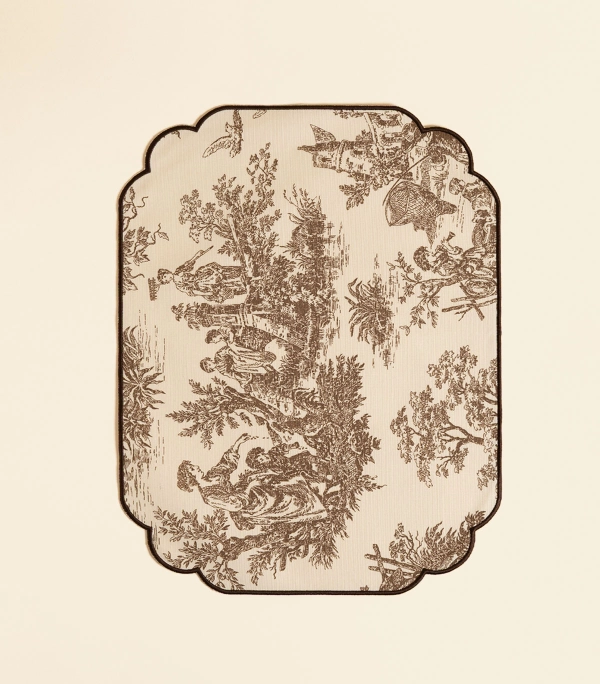 Ланчмат – С вышивкой, коричневый | Сельская жизнь