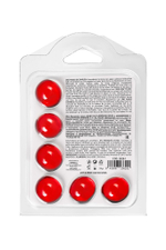 Набор из 6 шариков с массажным маслом Brazilian Balls с охлаждающим и разогревающим эффектом