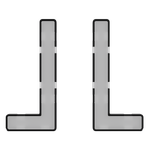 Модули подсветки клавиш выключателя/переключателя двухклавишного, S70