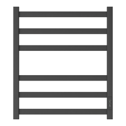 Полотенцесушитель электрический Point Меркурий PN83856B П6 500x600, диммер справа, черный