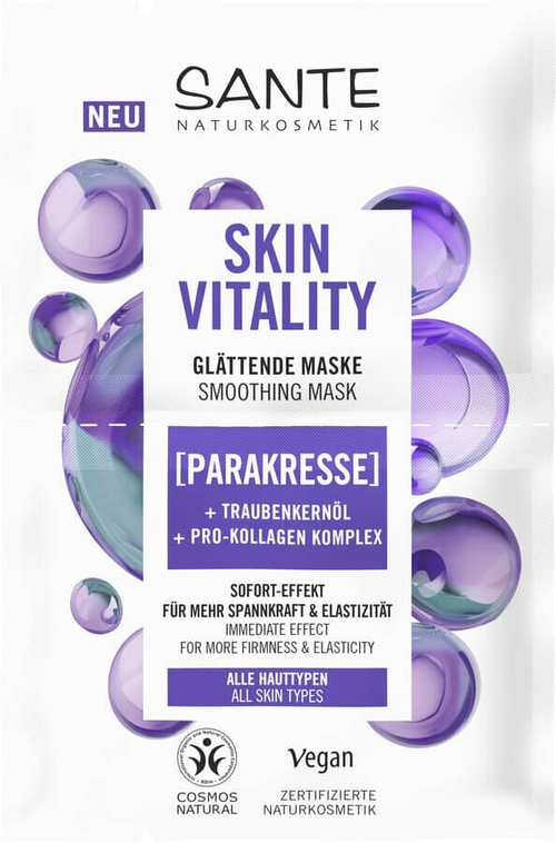 Разглаживающая маска для кожи Sante Skin Vitality Smooth Mask, 8 мл
