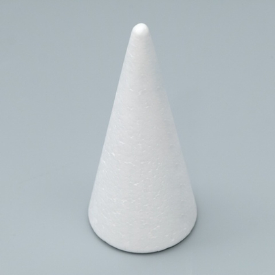 Конус из пенопласта для поделок и творчества, 1 шт., 15×7 см