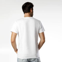 Мужское теннисное поло Quiet Please New York Championships T-Shirt Men - White, Multicoloured