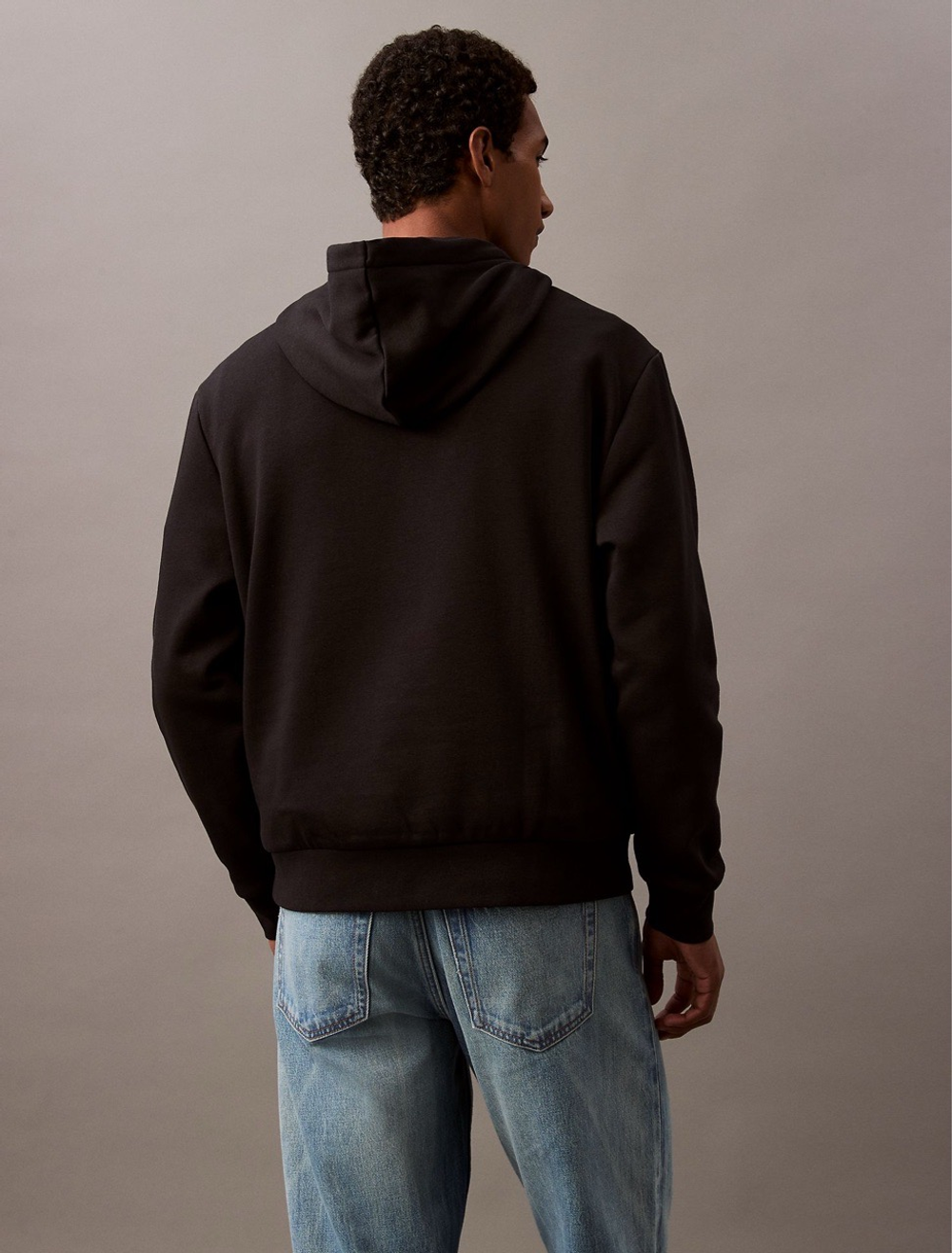 Худи Calvin Klein Jeans Monologo Fleece Black