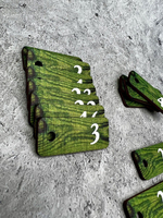 Номерки для ключей 2х5см