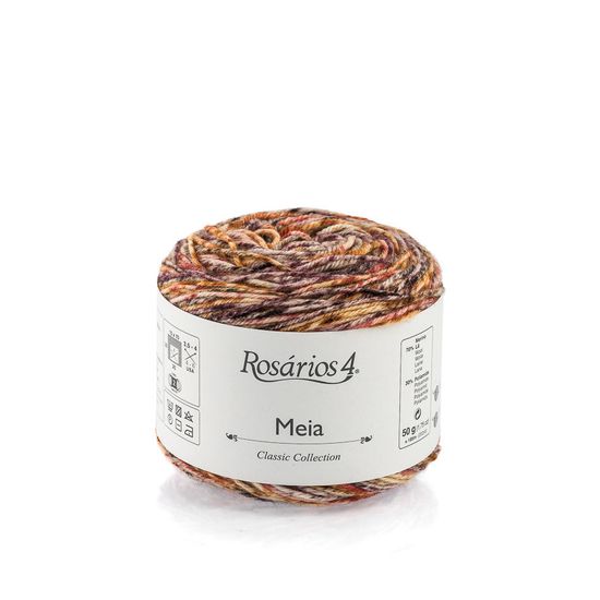 Пряжа ROSARIOS 4 Meia (70% меринос, 30% полиамид)